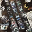 Glittery Film Washy Tape Single Roll -  رول لاصق لامع شكل فيلم لكاميرا