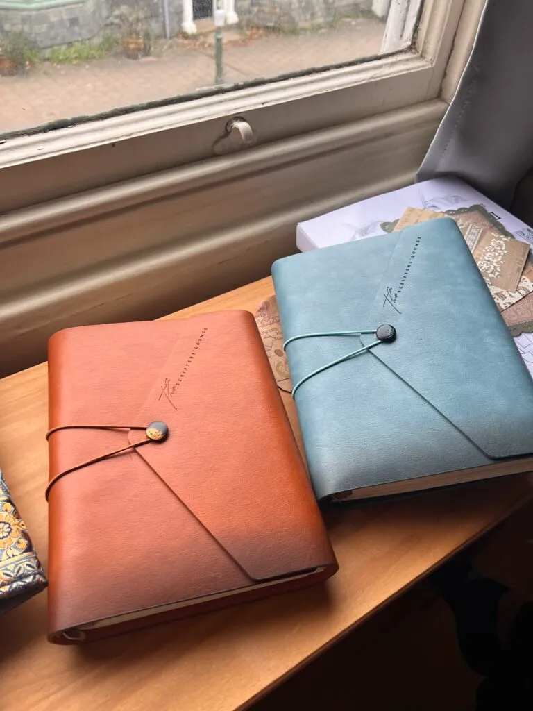 Leather Binder & Paper - Journal Combo