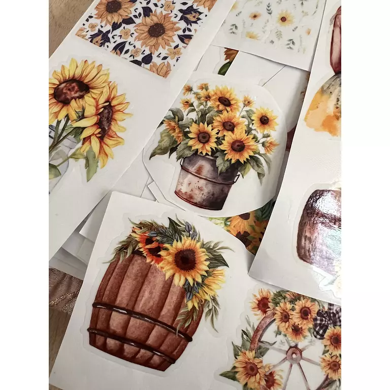 Sunflowers Stickers Pack - ستيكرز عباد الشمس