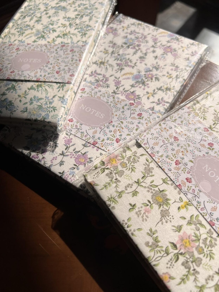 Floral Fabric Travel Journals - مفكرة السفر القماش