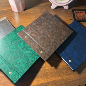 Vintage Leather Album/Sketchbook - مجلد/ألبوم من الجلد