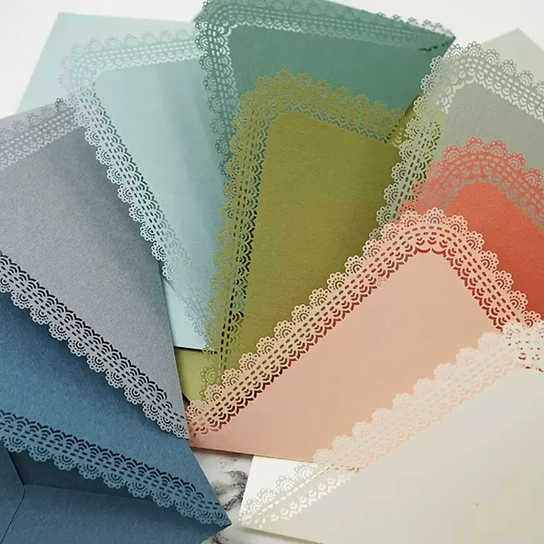 Embroidered Envelopes - أظرف دانتيل