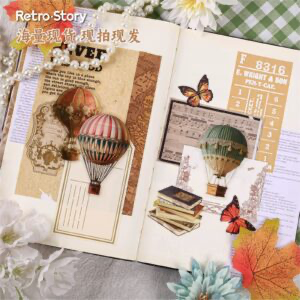 20 Stickers/Pack Hot Air Balloons - ستيكرز بالونات الهواء الساخن