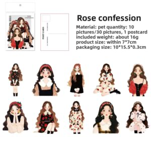 30 Stickers per Pack Fancy Years Series