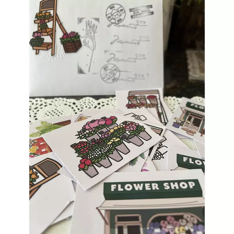 Flowershops Stickers Pack - ستيكرز محلات الزهور