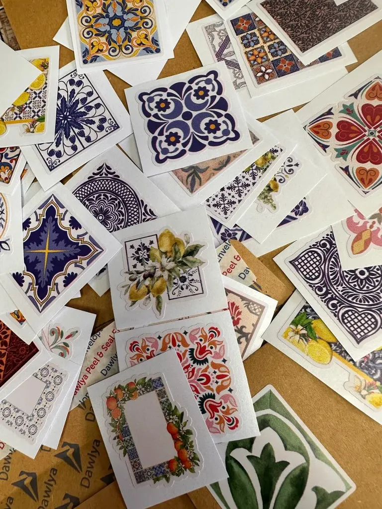 Italian Tiles Stickers - ملصقات بلاط إيطالي