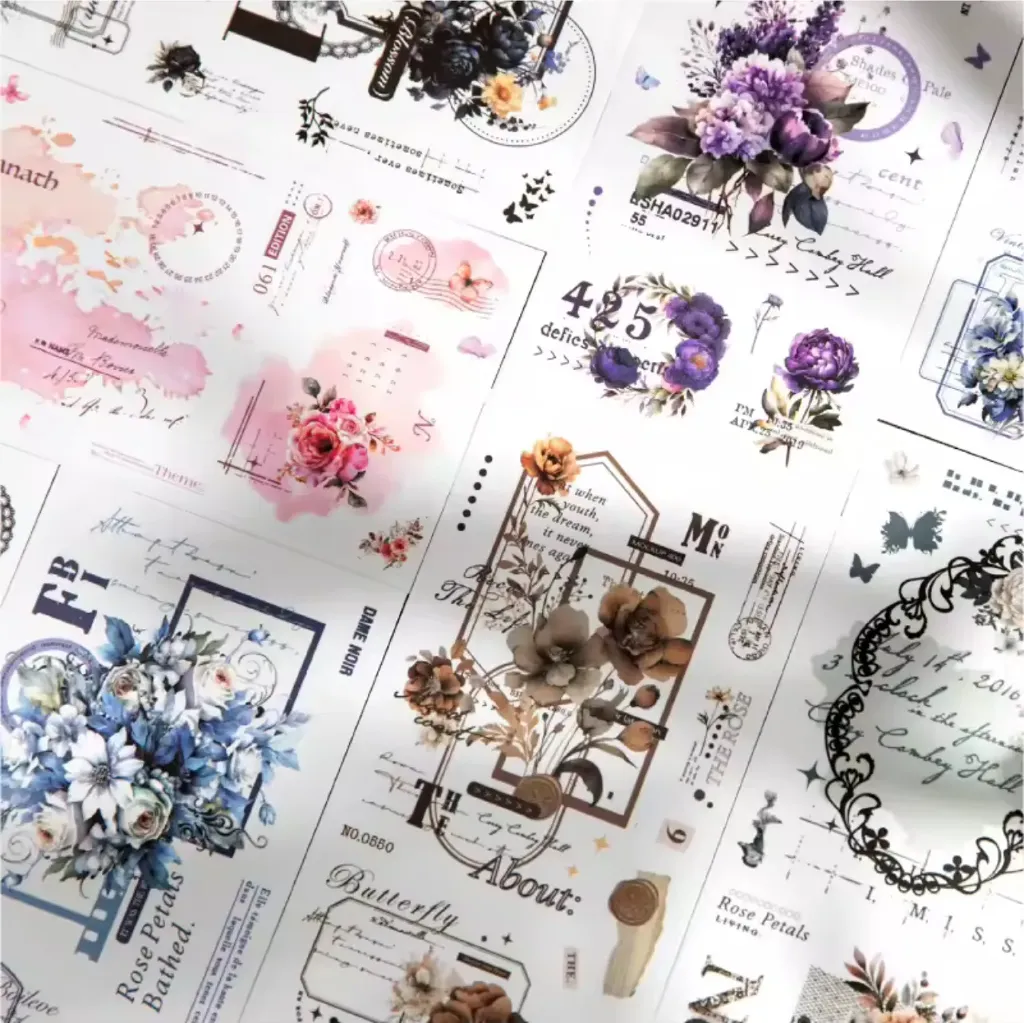 Washy Stickers Pack 6 sheets - عبوات ملصقات ورق واشي
