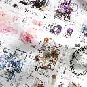 Washy Stickers Pack 6 sheets - عبوات ملصقات ورق واشي