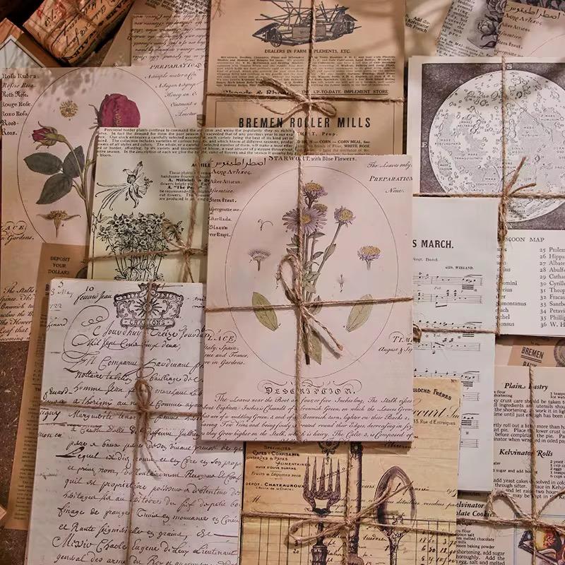 [3069-A] A5 Craft Paper Various Styles - ورق كرافت بتصاميم مختلفة A5 (A. Plants)