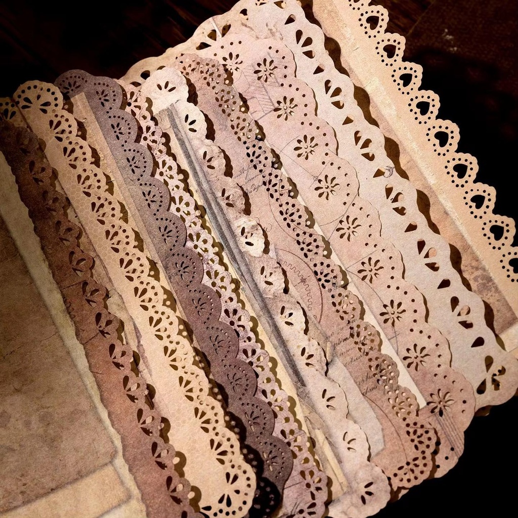 [3118-A] Laser cut A5 craft paper - ورق كرافت بحواف مقطوعة بالليزر (05626A)